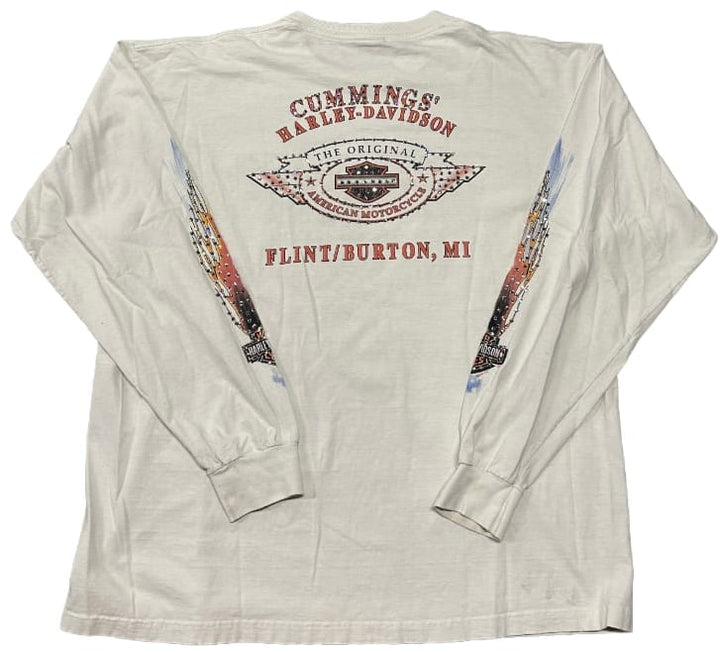 Harley Davidson 'Cumming's' Rhinetsone Vintage L/S