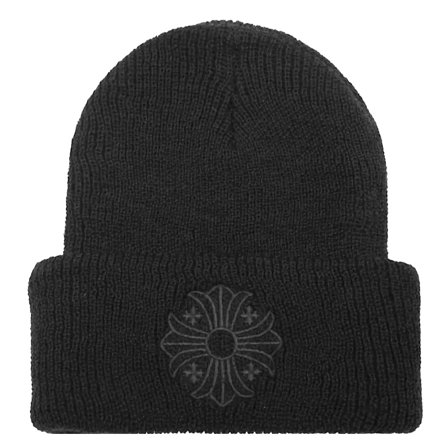 Chrome Hearts 'Plus Cross' Black Beanie