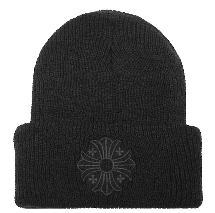 Chrome Hearts 'Plus Cross' Black Beanie