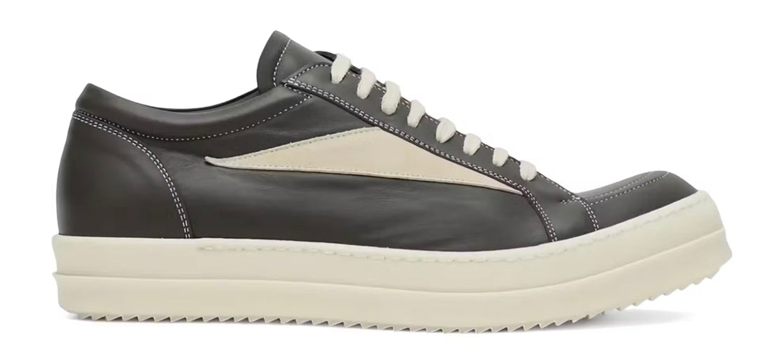 Rick Owens 'Dark Dust' Leather Vintage Sneaks
