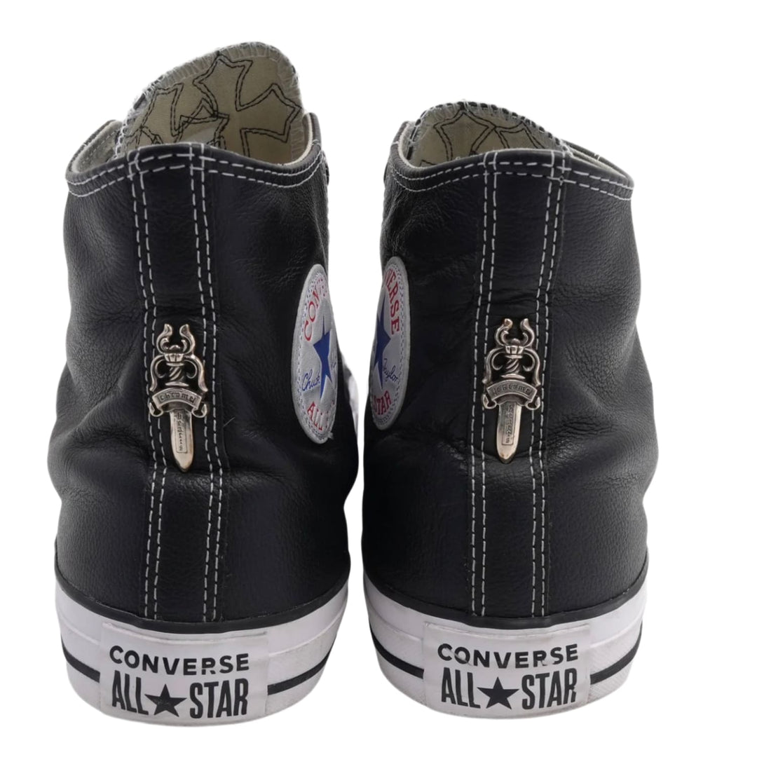 Chrome Hearts Converse Black Patch
