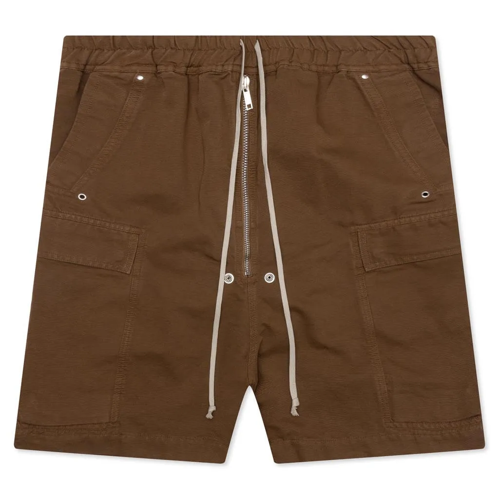 Rick Owens DRKSHDW 'Brown Khaki' Cargobela Shorts
