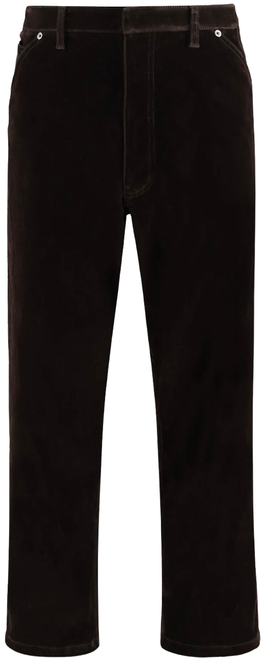 Prada 'Ebony' Cotton Velvet Blouson Pants