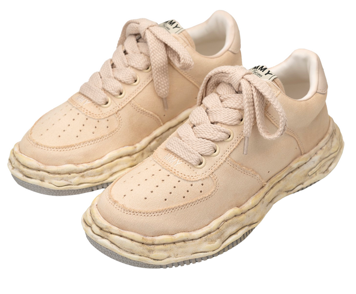 Maison Mihara Yasuhiro 'Wayne Beige' OG Sole Canvas Sneaker