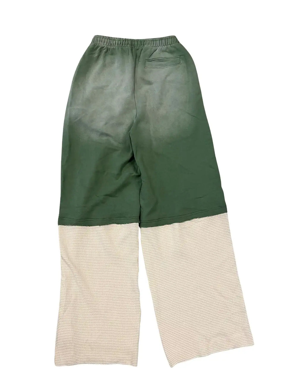 Satoshi Nakamoto 'Double Layered' Olive Sweatpants