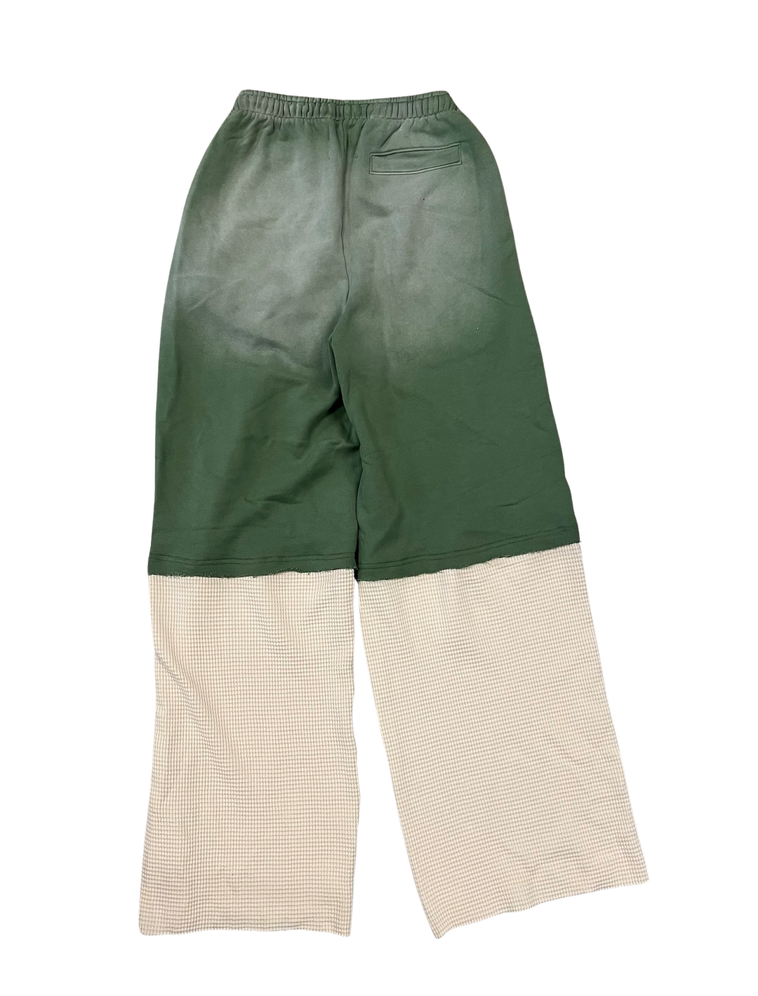 Satoshi Nakamoto 'Double Layered' Olive Sweatpants