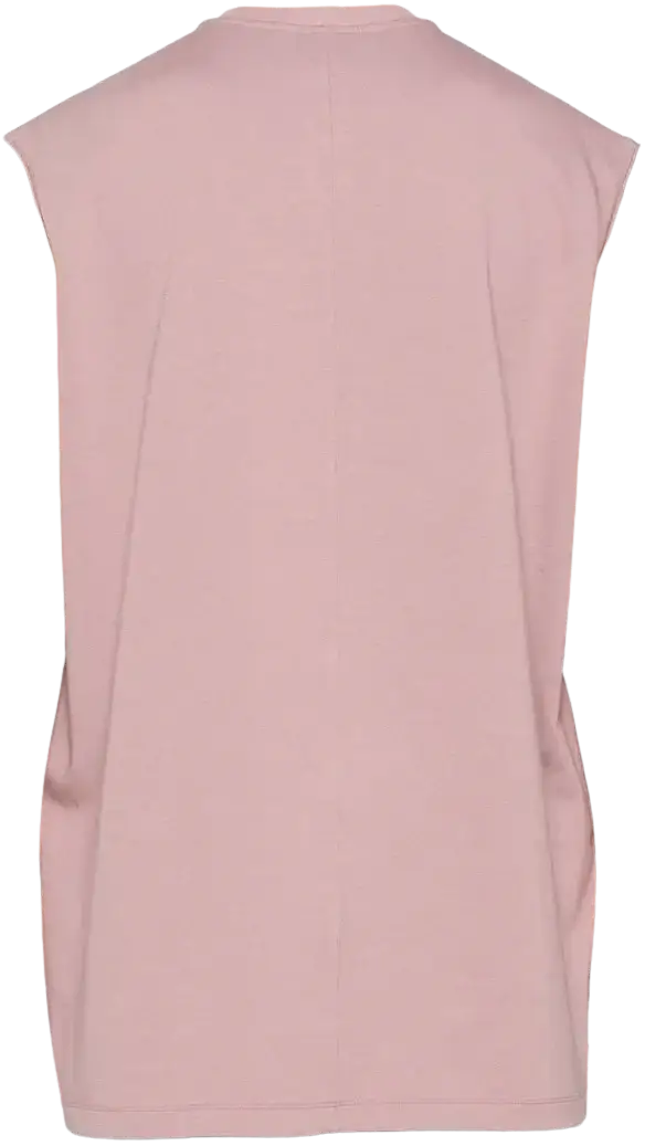 Rick Owens 'Dirty Pink' Sleeveless Tarp tee