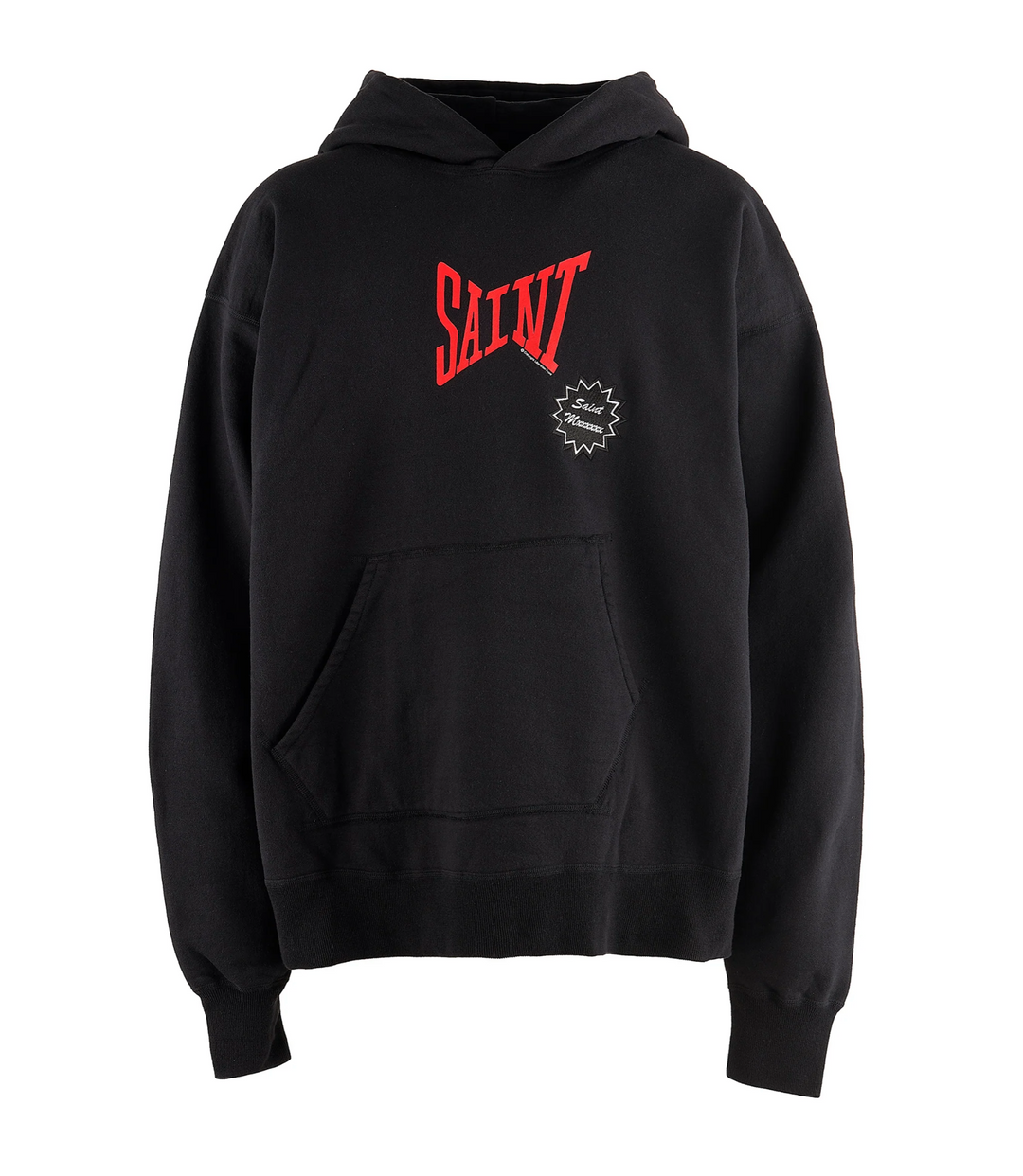 Saint Michael 'MX6' Black Logo Hoodie