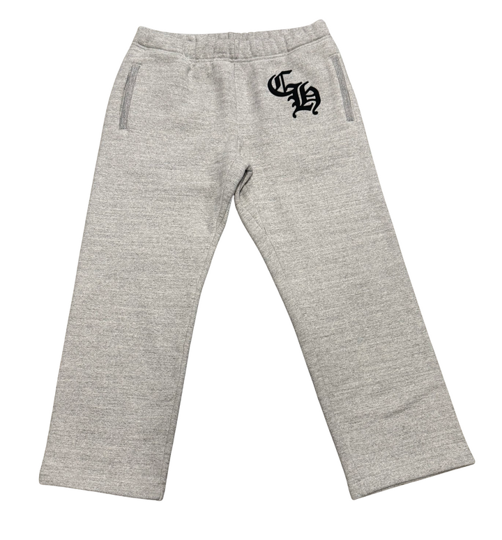 Chrome Hearts 'Grey' Velvet CH Sweatpants