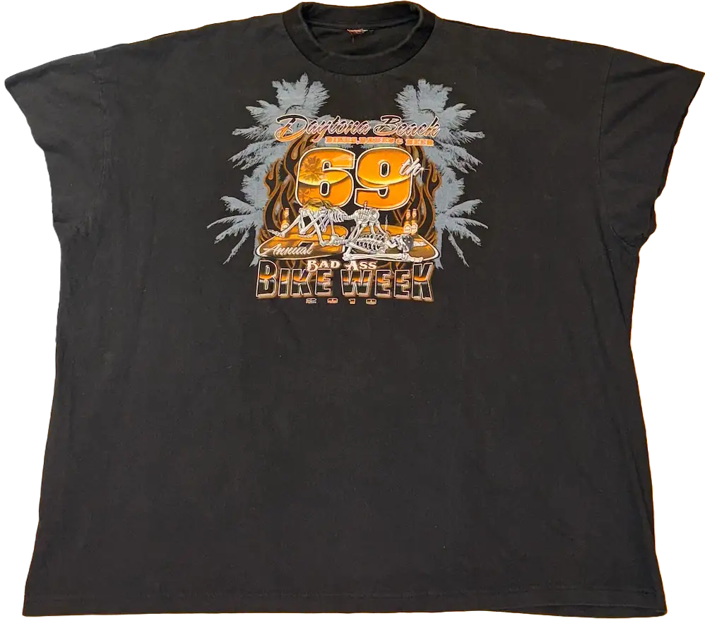 Bike Week 'Daytona Beach' 69th Cutoff Vintage Tee