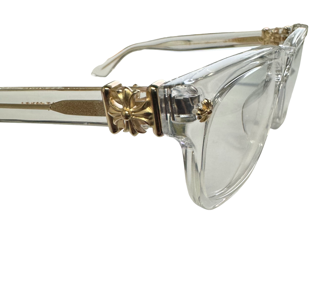 Chrome Hearts 'Vagilante' Crystal Glasses