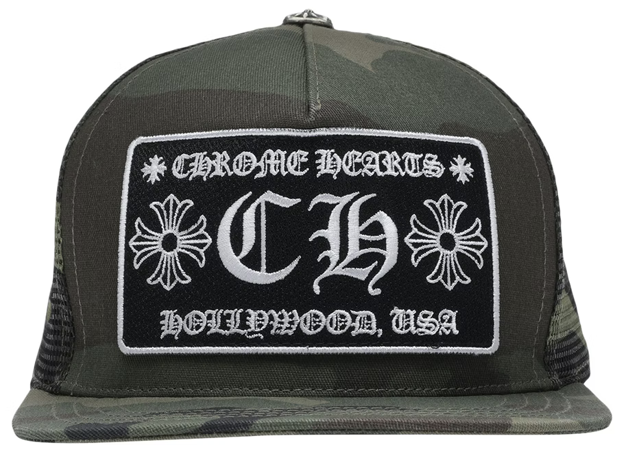 Chrome Hearts 'Hollywood Camo' Trucker Hat