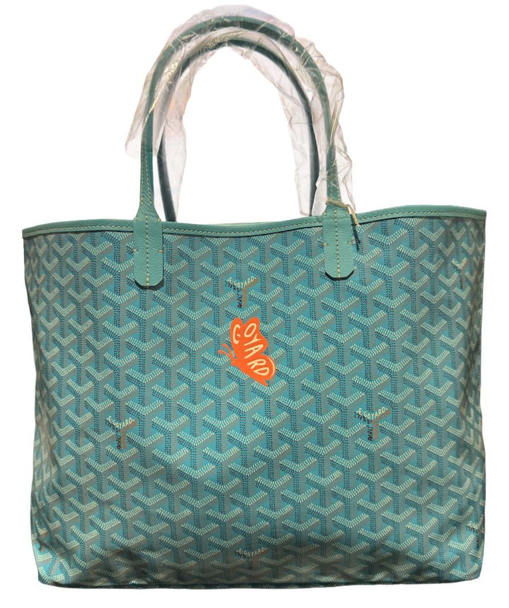 Goyard Special Edition Teal Miami Butterfly St. Louis Tote PM