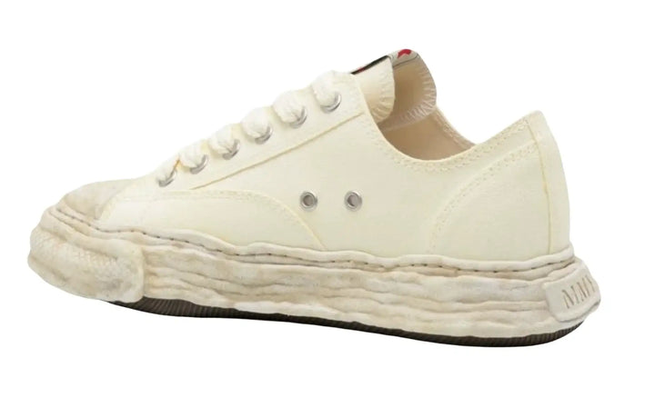 Maison Mihara Yasuhiro Peterson 23 Vintage Sole Canvas Low White
