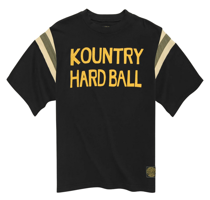 Kapital 'Kountry Hardball' Black Tee