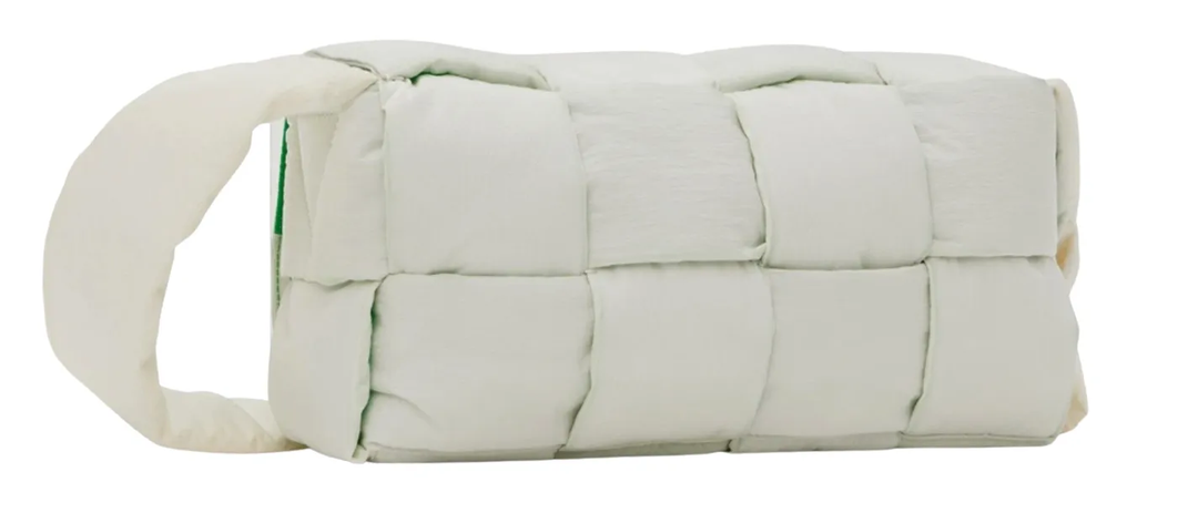 Bottega Veneta Classic 'Padded Tech Cassette' White Bag