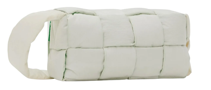 Bottega Veneta Classic 'Padded Tech Cassette' White Bag