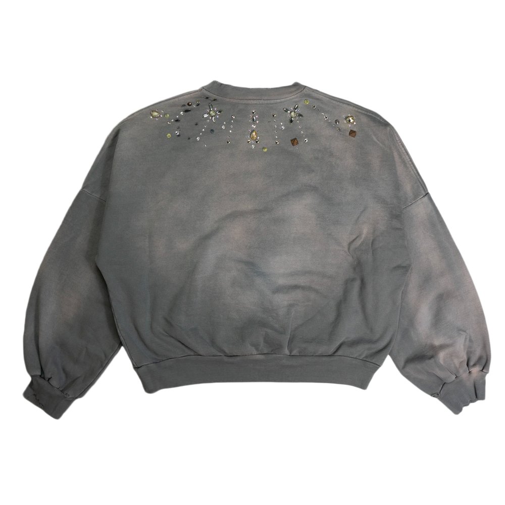 Satoshi Nakamoto 'Grey' Necklace Crewneck