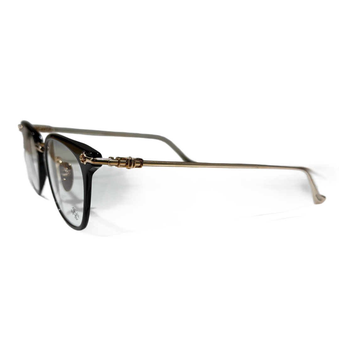 Chrome Hearts 'Shagass 51' Brown/Gold Glasses