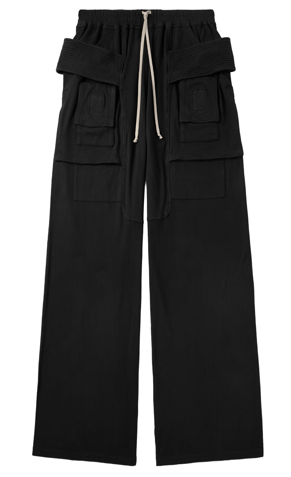 Rick Owens DRKSHDW 'Black' Wide Leg Elastic Waist Trousers