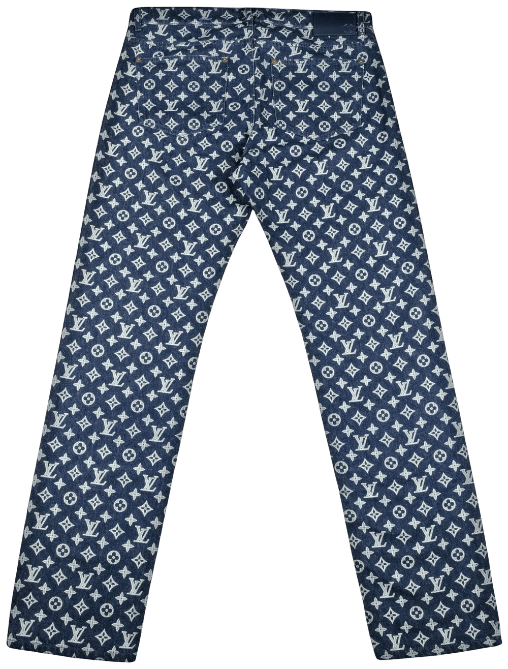 Louis Vuitton Kim Jones 'Indigo' Monogram Jeans