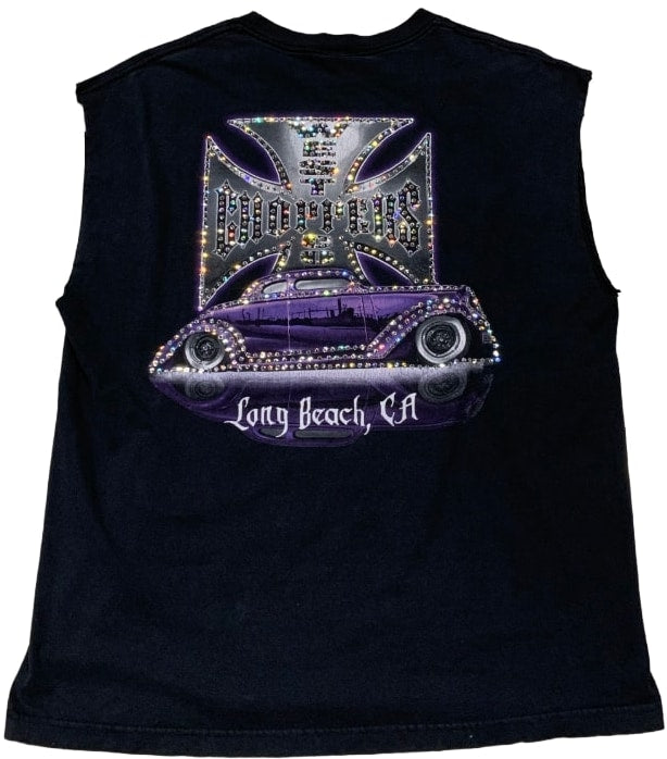 West Coast Choppers 'Long Beach' Vintage Cutoff Tee