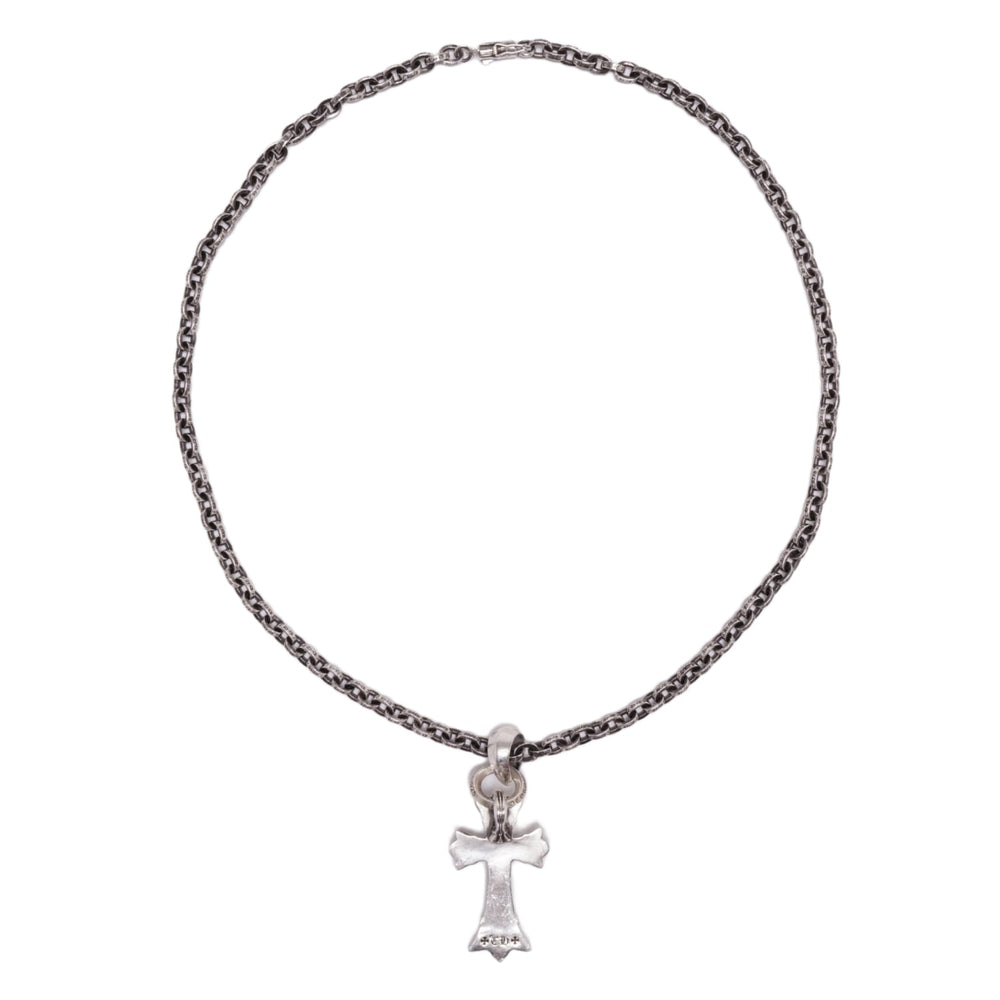 Chrome Hearts ''Double Cross Pendant' Paper Chain 20in. Necklace
