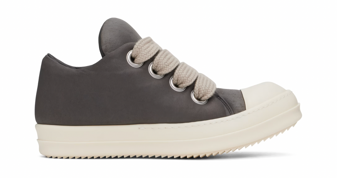 Rick Owens 'Dark Dust' Jumbo Lace Padded Sneakers