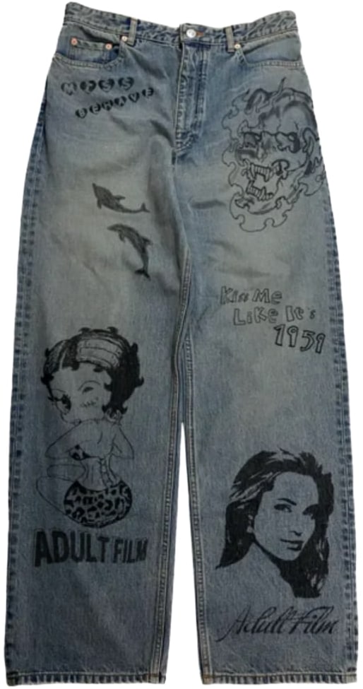Adult Flim Society 'Tempted' Cut Jeans