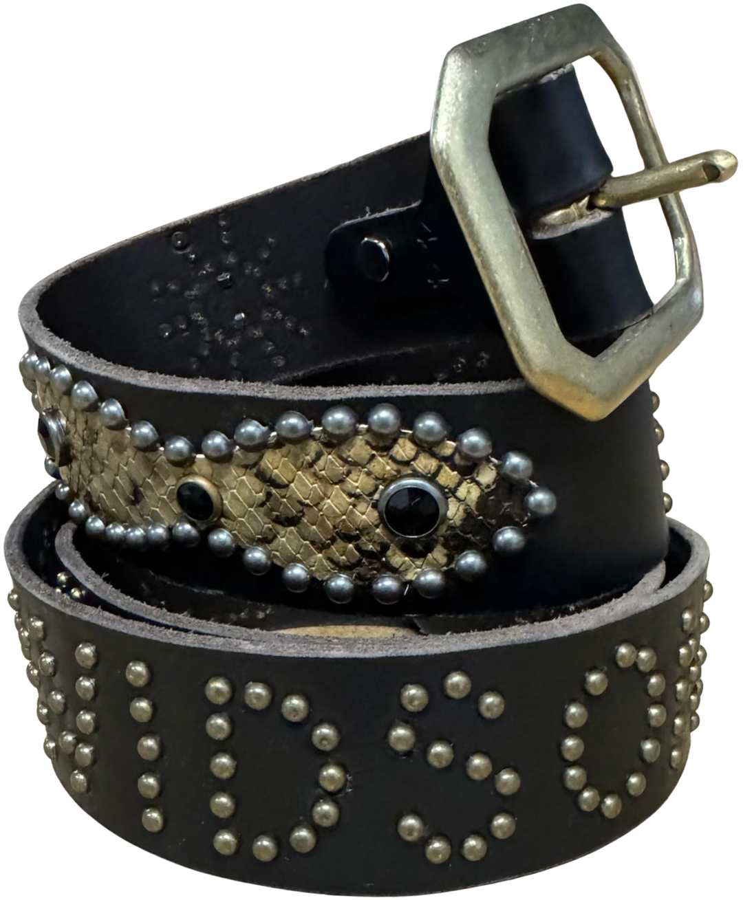 Studded 'Snake' Harley Davidson Belt