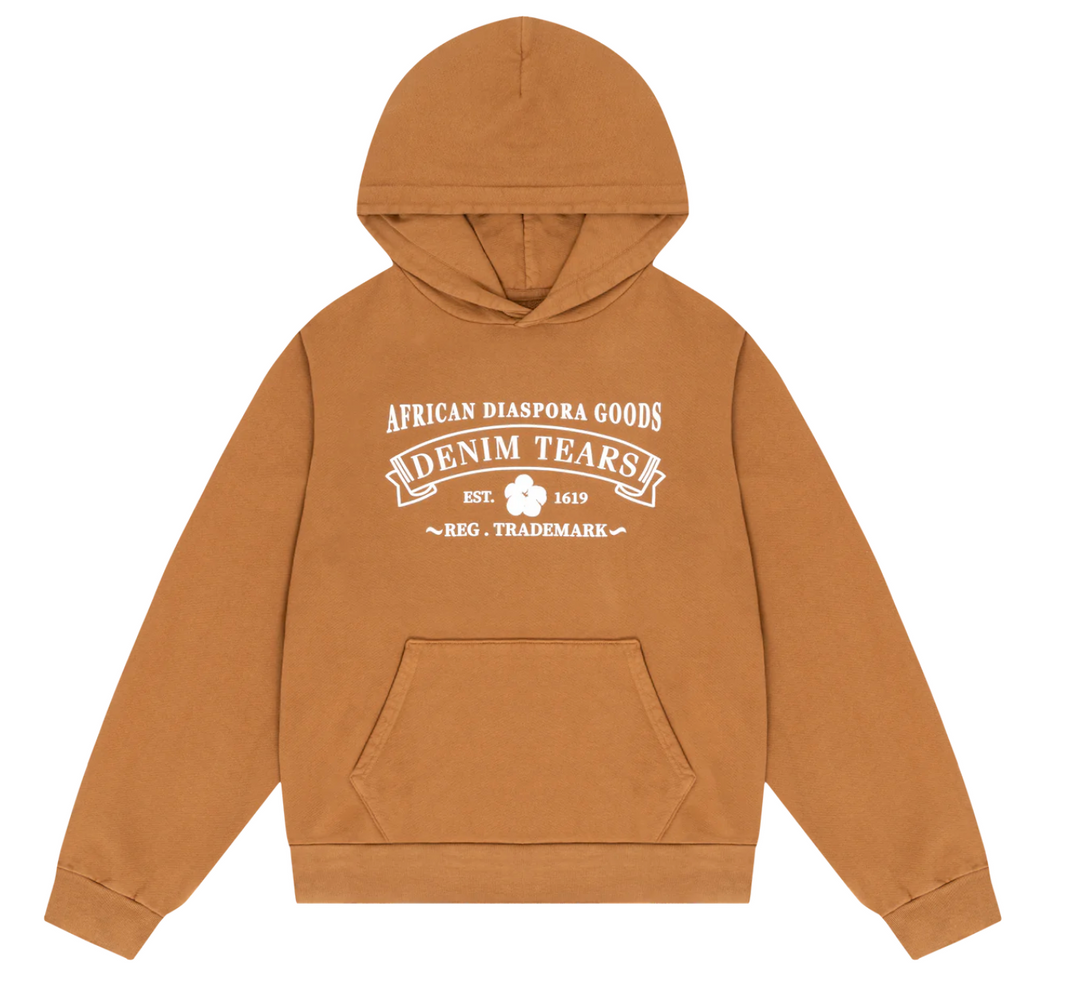 Denim Tears 'ADG' Brown Hoodie