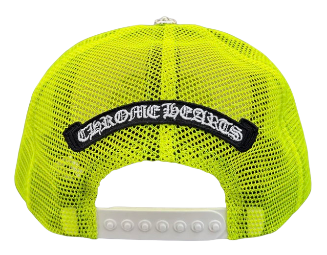 Chrome Hearts 'Neon Green' Cemetery Trucker Hat