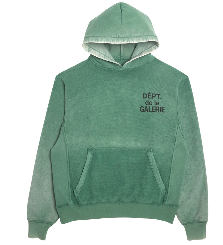 Gallery Dept. 'Green Reversible' French Logo Hoodie