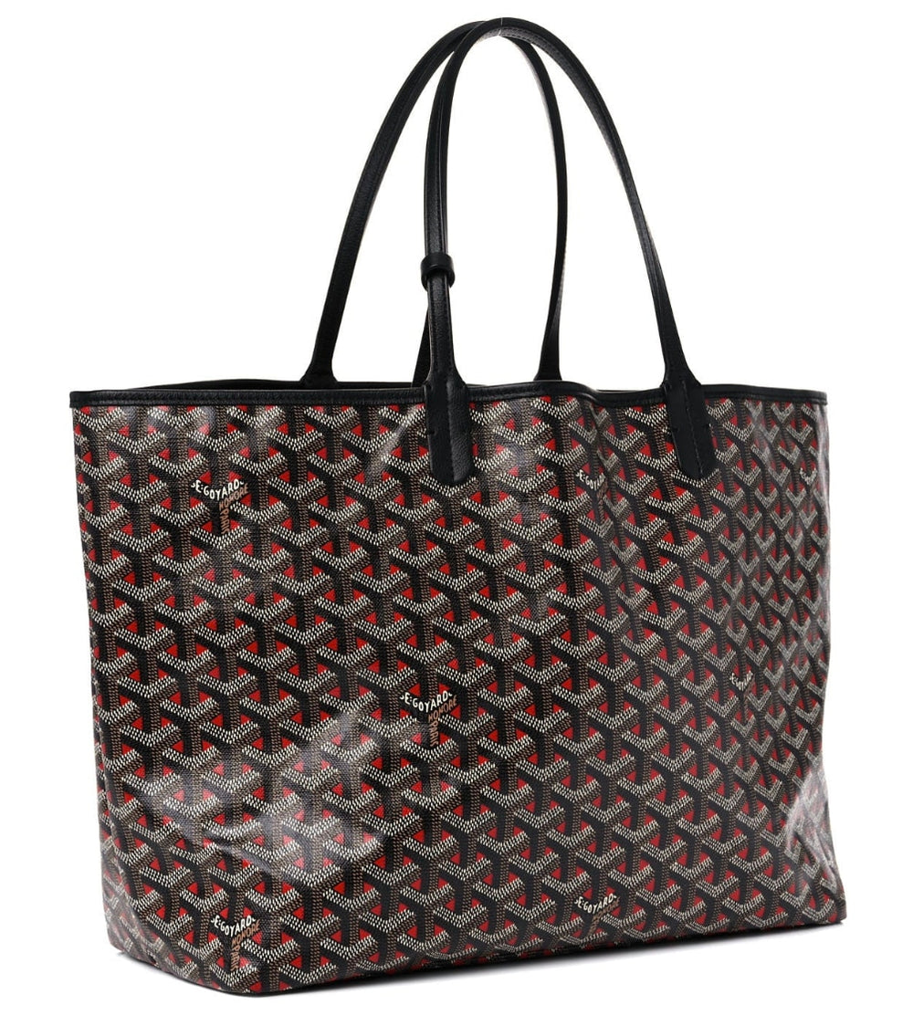 Goyard 'Black/Red' Saint Louis GM Tote Bag