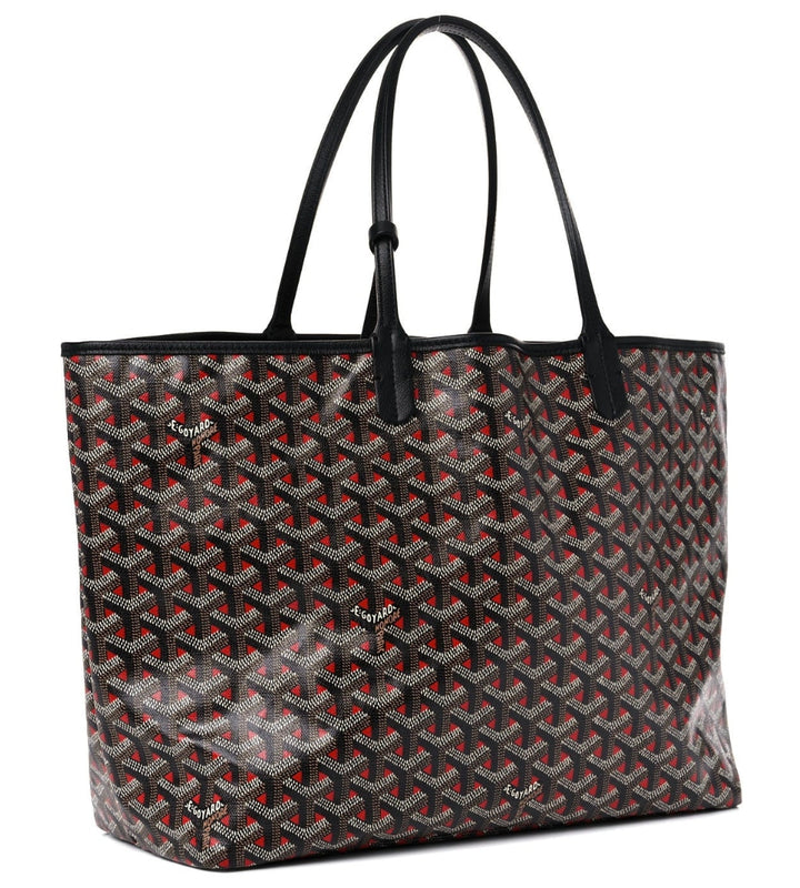 Goyard 'Black/Red' Saint Louis GM Tote Bag