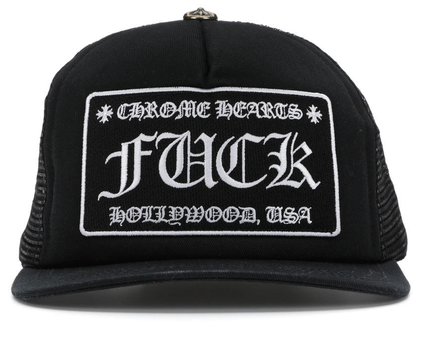 Chrome Hearts FUCK Hollywood Trucker Hat