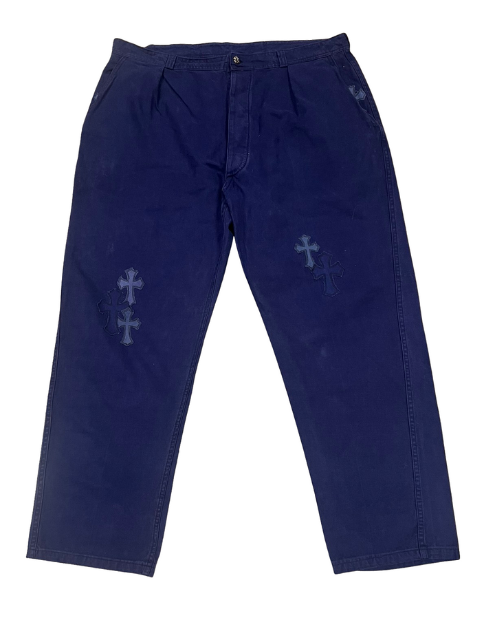 Chrome Hearts '31 Patch' Blue Pants