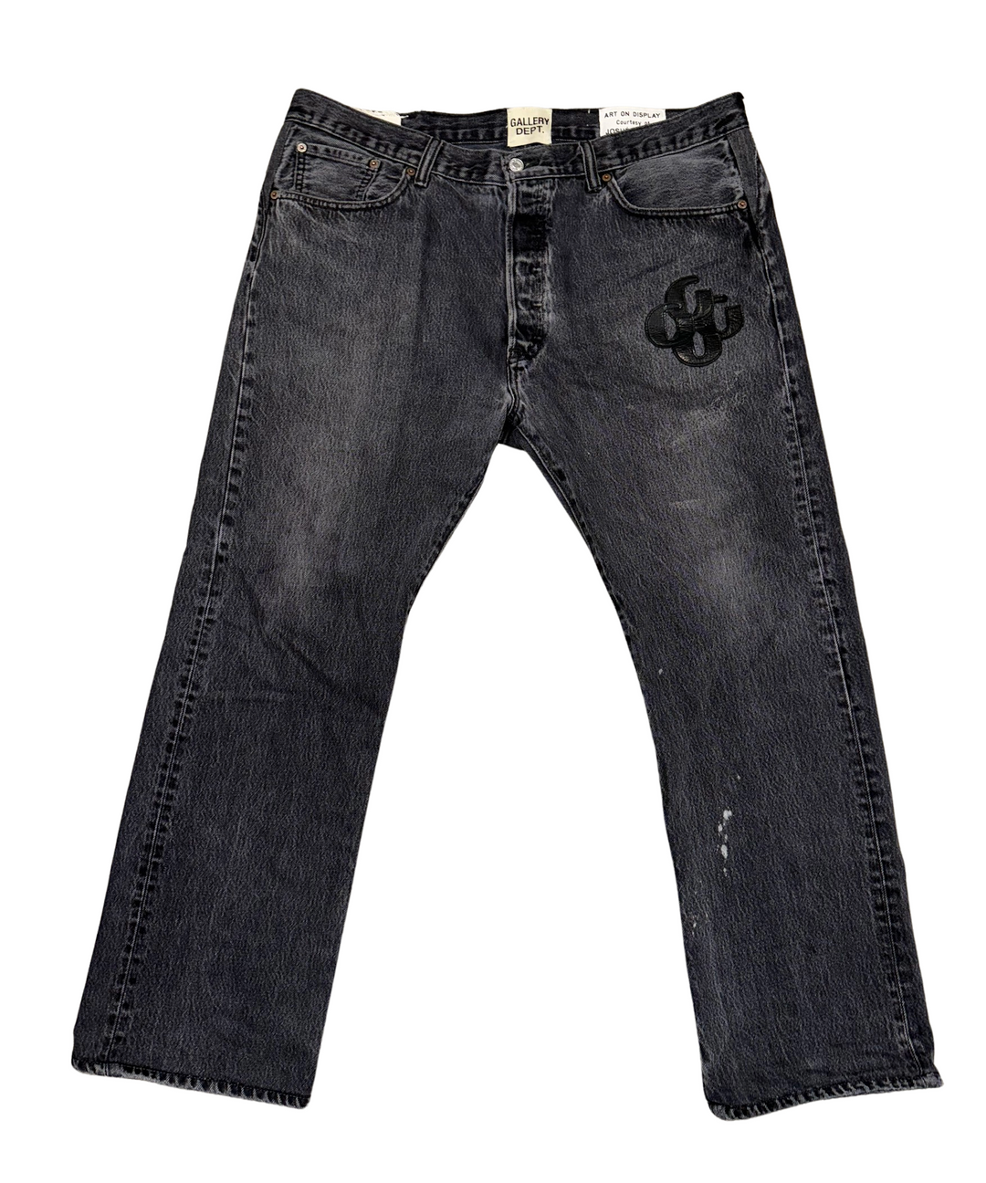 Gallery Dept '8 G Patch' Black Denim Jeans