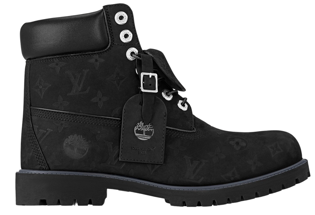 Louis Vuitton x Timberland 'Black' Boots