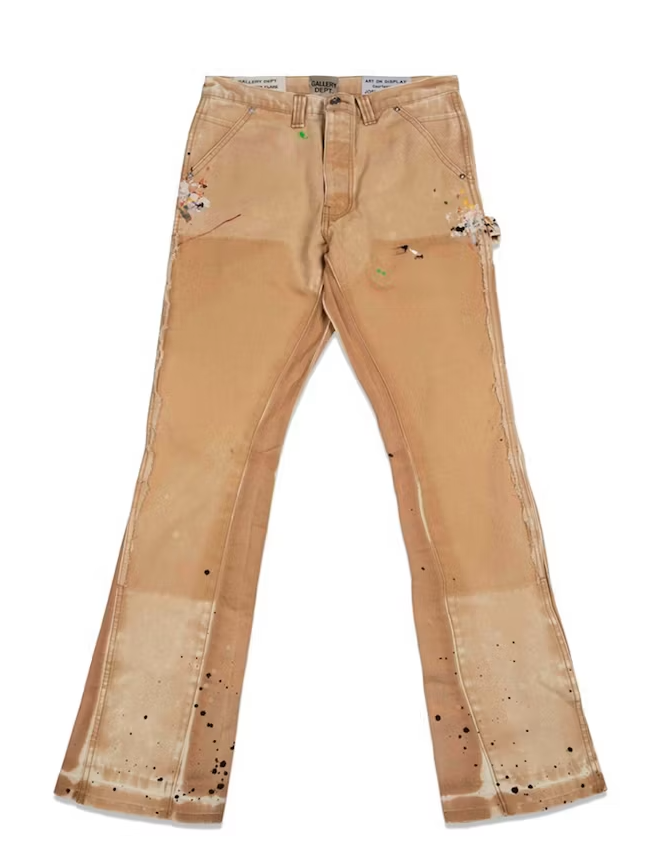 Gallery Dept Tan Flare Carpenter Pants