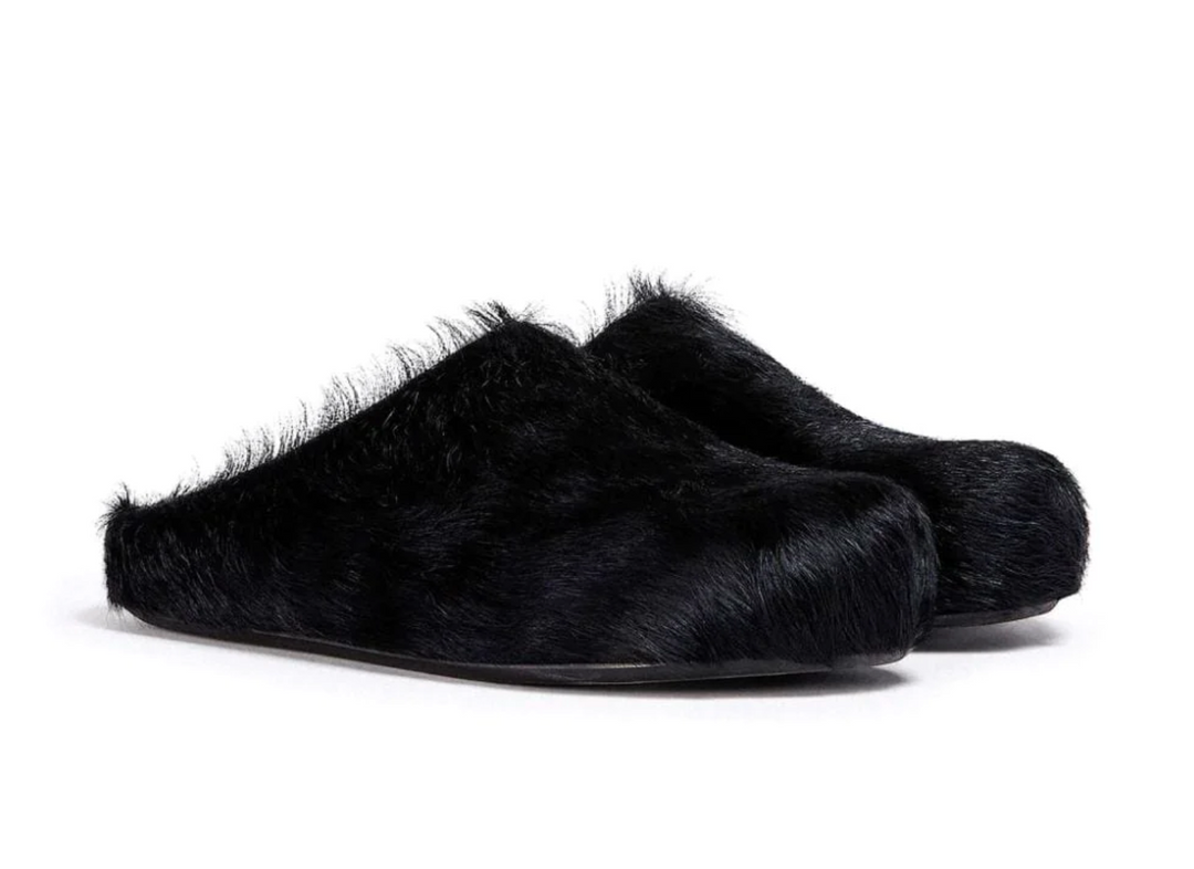 Marni 'Black' Sabot Slippers