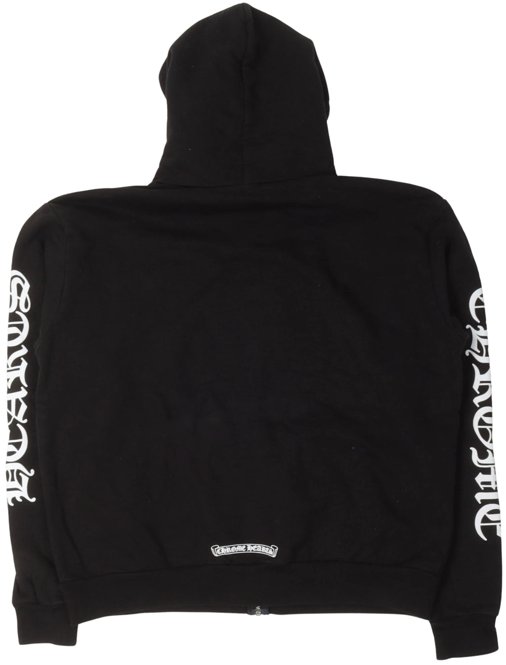 Chrome Hearts 'Vertical Logo' Zip Up Hoodie