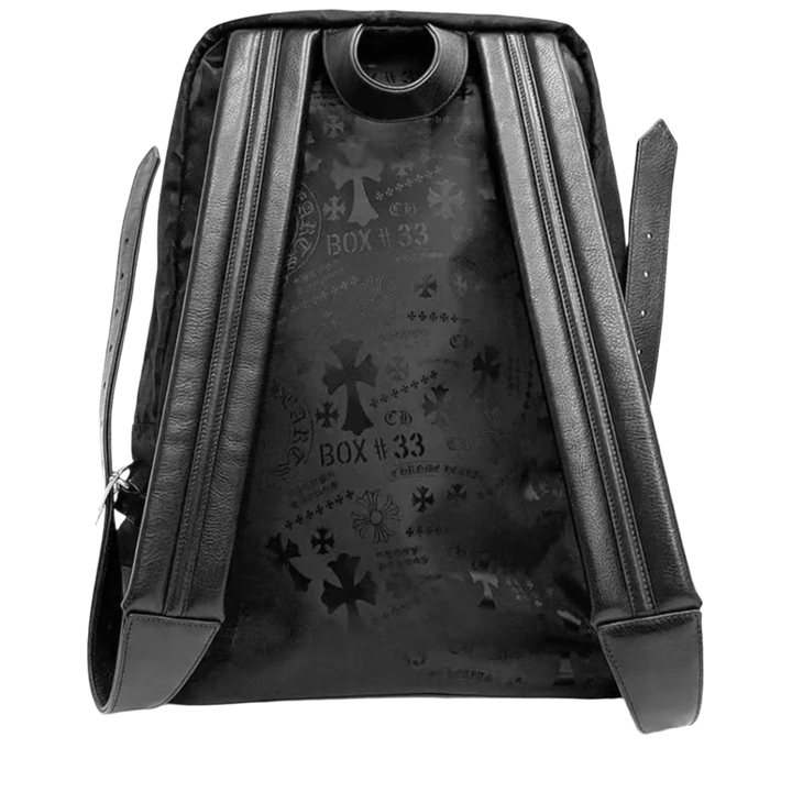Chrome Hearts 'Nylon Stencil' Black 7th Grade Backpack