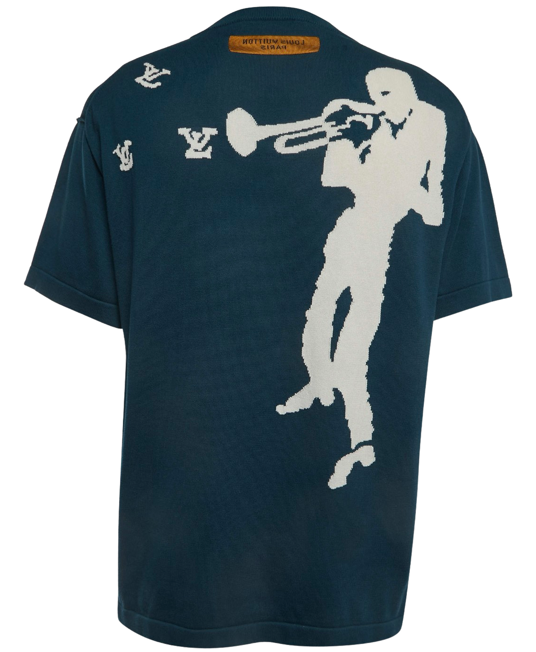 Louis Vuitton 'LV Jazz Trumpet' Blue Tee