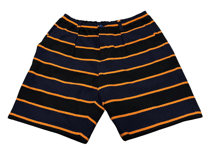 Marni 'Orange Blue Stripe' Knit Shorts