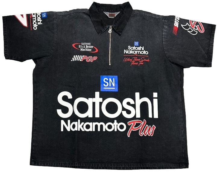 Satoshi Nakamoto 'Days of Thunder' Mechanic Shirt