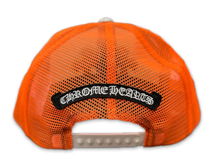 Chrome Hearts 'Orange' Cemetery Trucker Hat