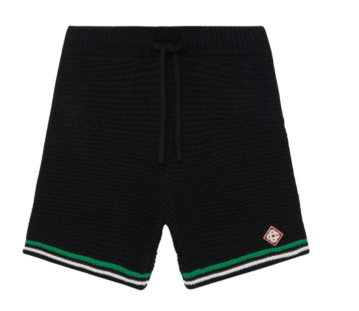 Casablanca 'Black' Crochet Shorts