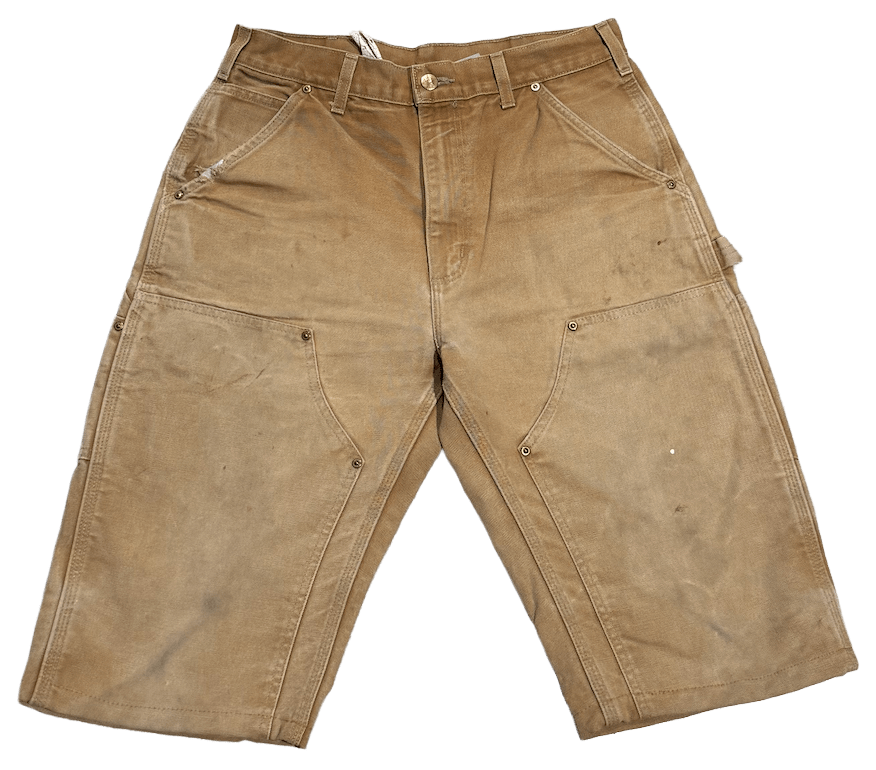 Carhartt Vintage Double Knee Carpenter Shorts Tan