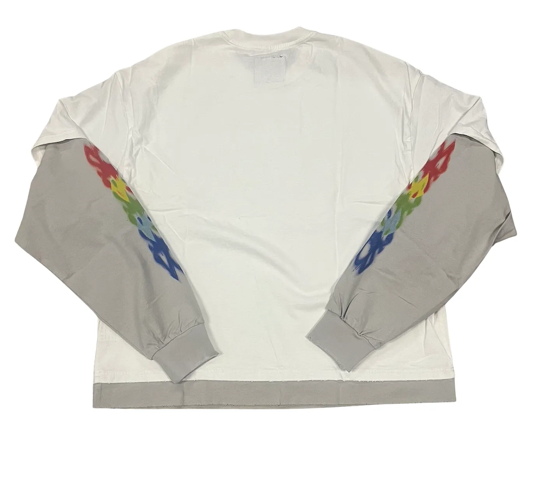 DOS 'Vision' White Longsleeve Tee